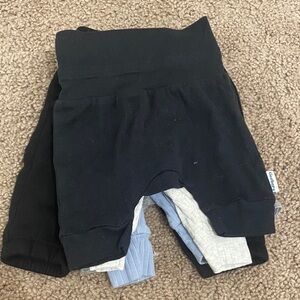 Black and Light Blue Kids Joggers